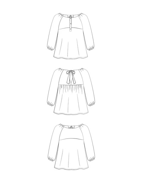 Patron de blouse Hespéride - Maison Fauve