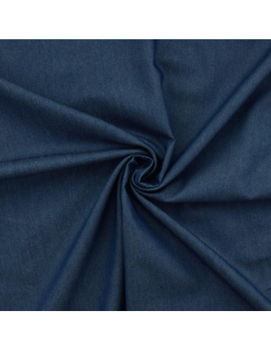 Tissu Denim chambray - Bleu