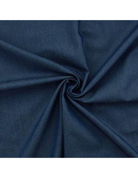 Tissu Denim chambray - Bleu