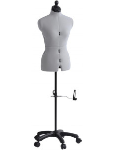 Mannequin de couture Céline sur roulettes taille 48 / 54