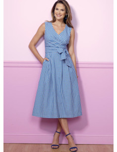 Patron de robe et ceinture - Butterick 6446