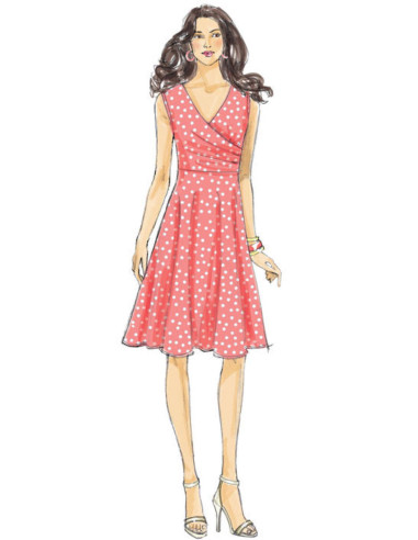 Patron de robe et ceinture - Butterick 6446