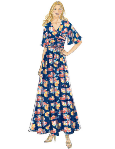 Patron de robe et ceinture - Butterick 6446