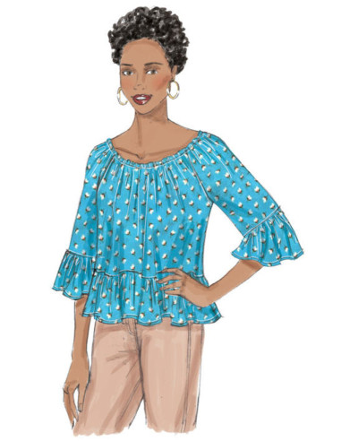 Patron de haut - Butterick 6455