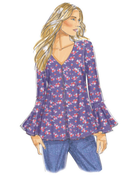 Patron de haut - Butterick 6456