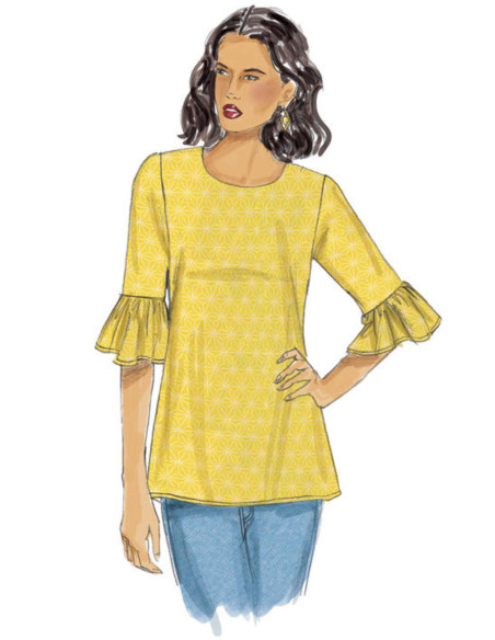 Patron de haut - Butterick 6456