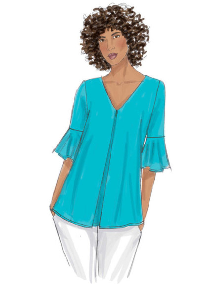 Patron de haut - Butterick 6456