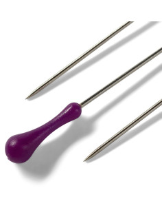 Epingles avec manche violet 2