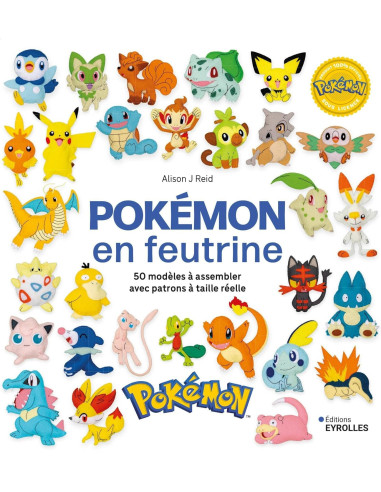 Livre Pokémon en feutrine