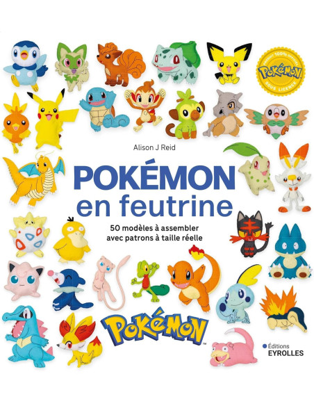 Livre Pokémon en feutrine