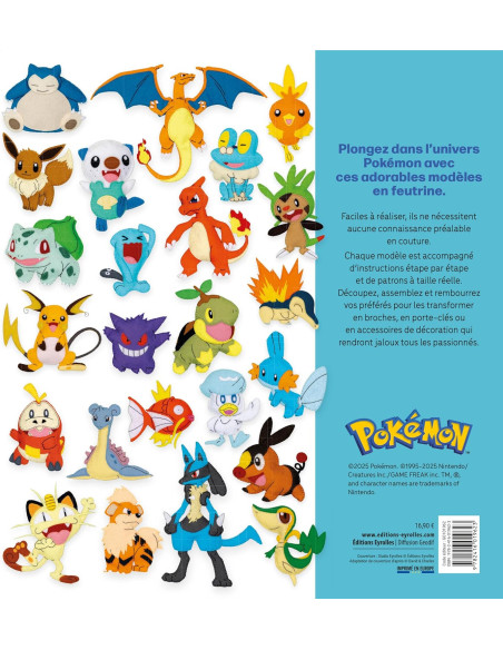 Livre Pokémon en feutrine