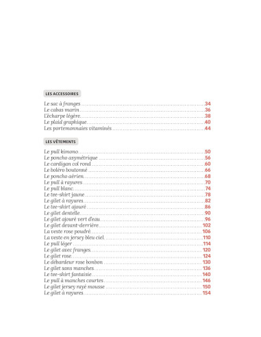 Livre mailles légères