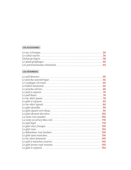 Livre mailles légères