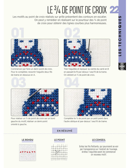 Mes fiches mémo broderie