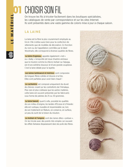 Mes fiches mémo tricot