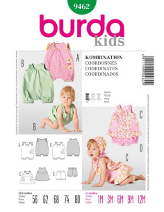 Patron de coordonnés - Burda 9462