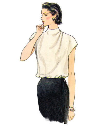 Patron de chemisier - Vogue 1902