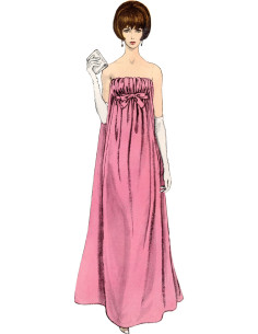 Patron de robe - Vogue 1885