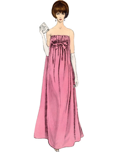 Patron de robe - Vogue 1885
