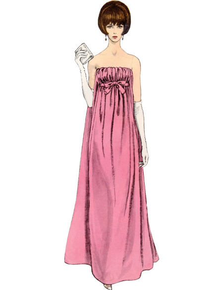 Patron de robe - Vogue 1885