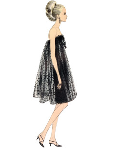 Patron de robe - Vogue 1885 2