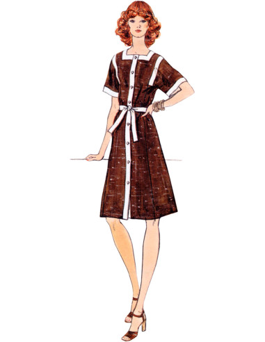 Patron de robe - Vogue 1948