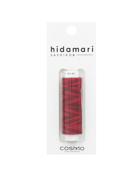 Fil sashiko ombré hidamari Lecien Cosmo 30 m