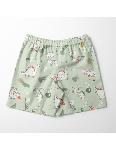 Tissu lycra maillot de bain - Dinoz vert
