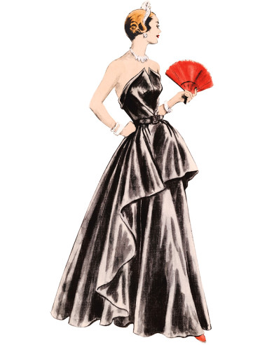 Patron de robe vintage - Vogue 1963