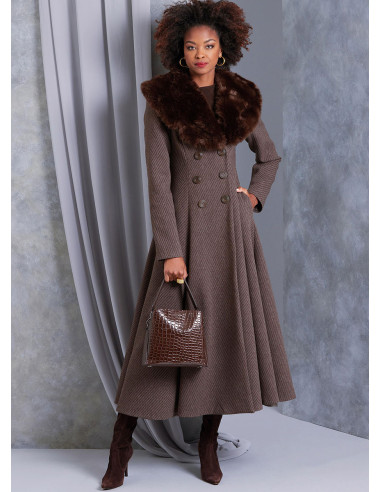 Patron de manteau - Vogue 1971