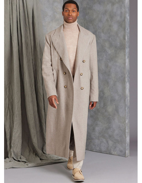 Patron de manteau - Vogue 1976