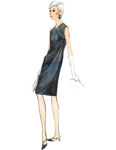 Patron de robe - Vogue 1978