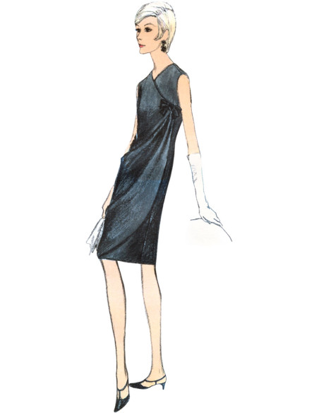 Patron de robe - Vogue 1978