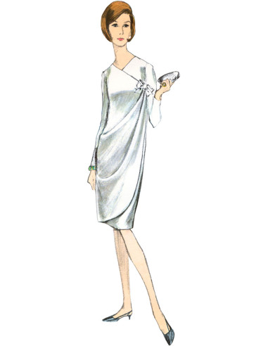 Patron de robe - Vogue 1978