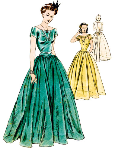 Patron de robe - Vogue 2001
