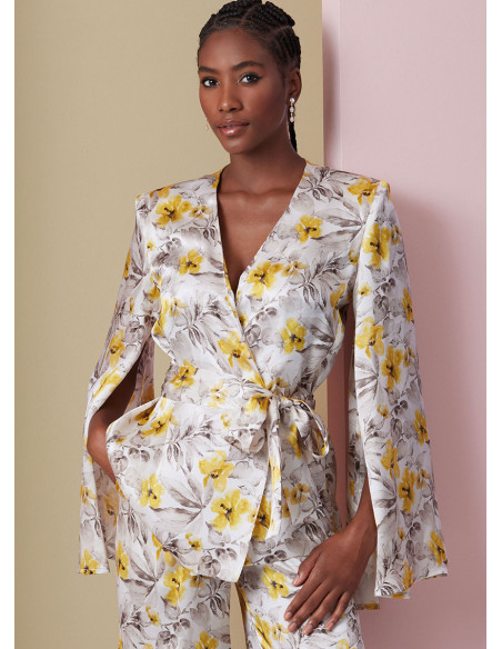 Patron de haut, robe de chambre et pantalon - Vogue 2020