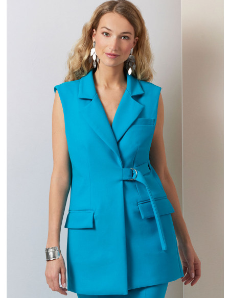 Patron de gilet - Vogue 2036