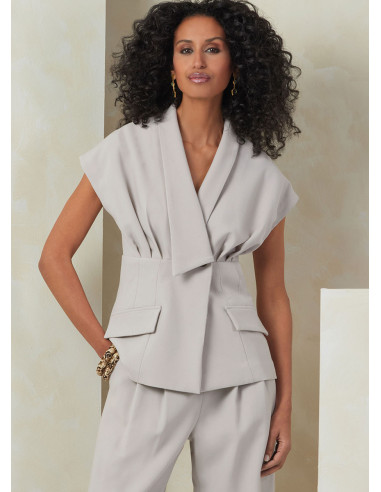 Patron de haut - Vogue 2097