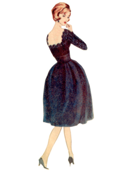 Patron de robe vintage - Vogue 2101