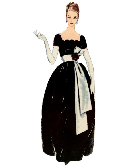 Patron de robe vintage - Vogue 2101