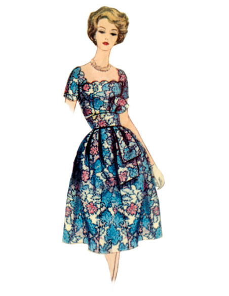 Patron de robe vintage - Vogue 2101