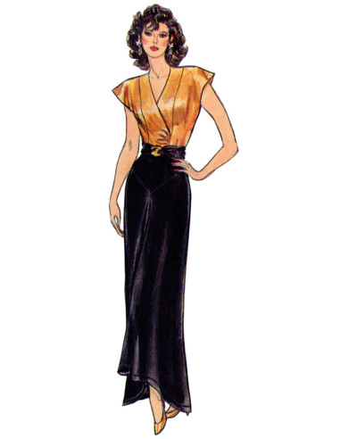 Patron de jupes vintage - Vogue 2102