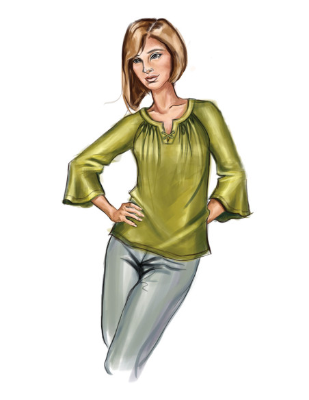 Patron de haut - Butterick 6632