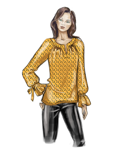 Patron de haut - Butterick 6632