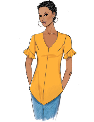 Patron de haut - Butterick 6663