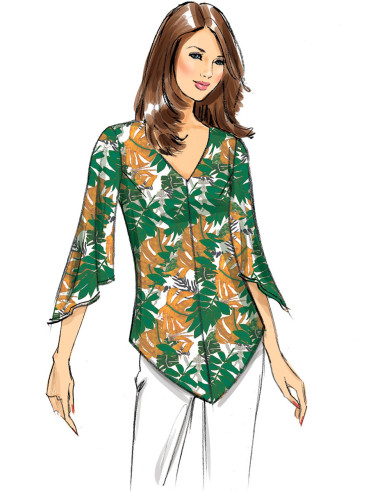 Patron de haut - Butterick 6663
