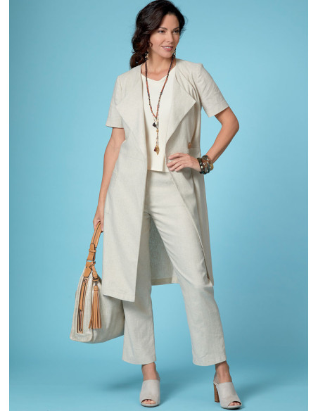 Patron de haut, robe, jupe et pantalon - Butterick 6670