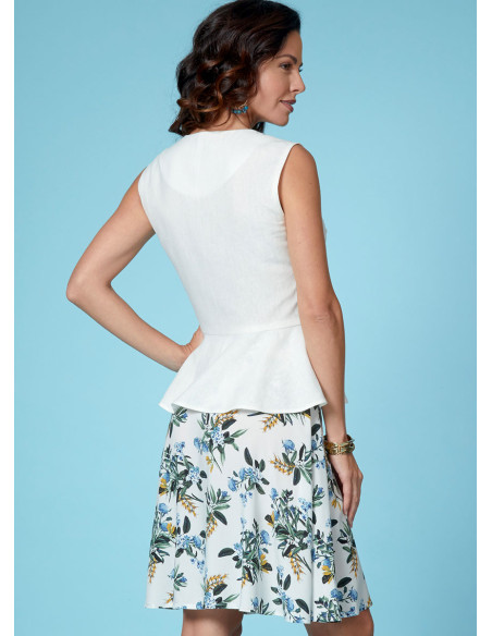 Patron de haut, robe, jupe et pantalon - Butterick 6670