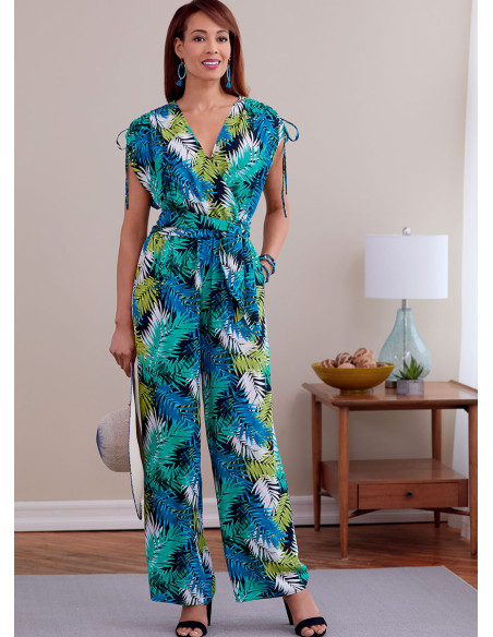 Patron de combinaison et ceinture - Butterick 6756