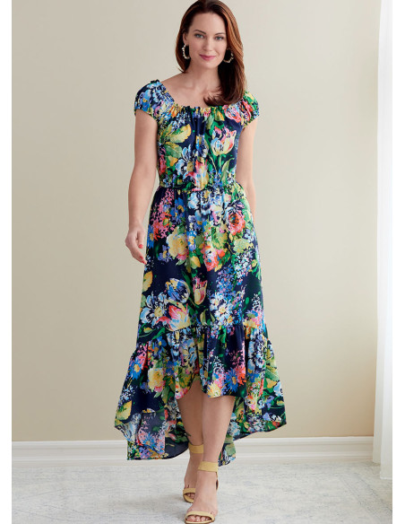 Patron de robe et ceinture - Butterick 6757